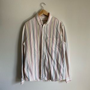 Zara Medium Button stripped shirt